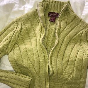 Beretti Wool Blend Green Sweater - made in Italy!